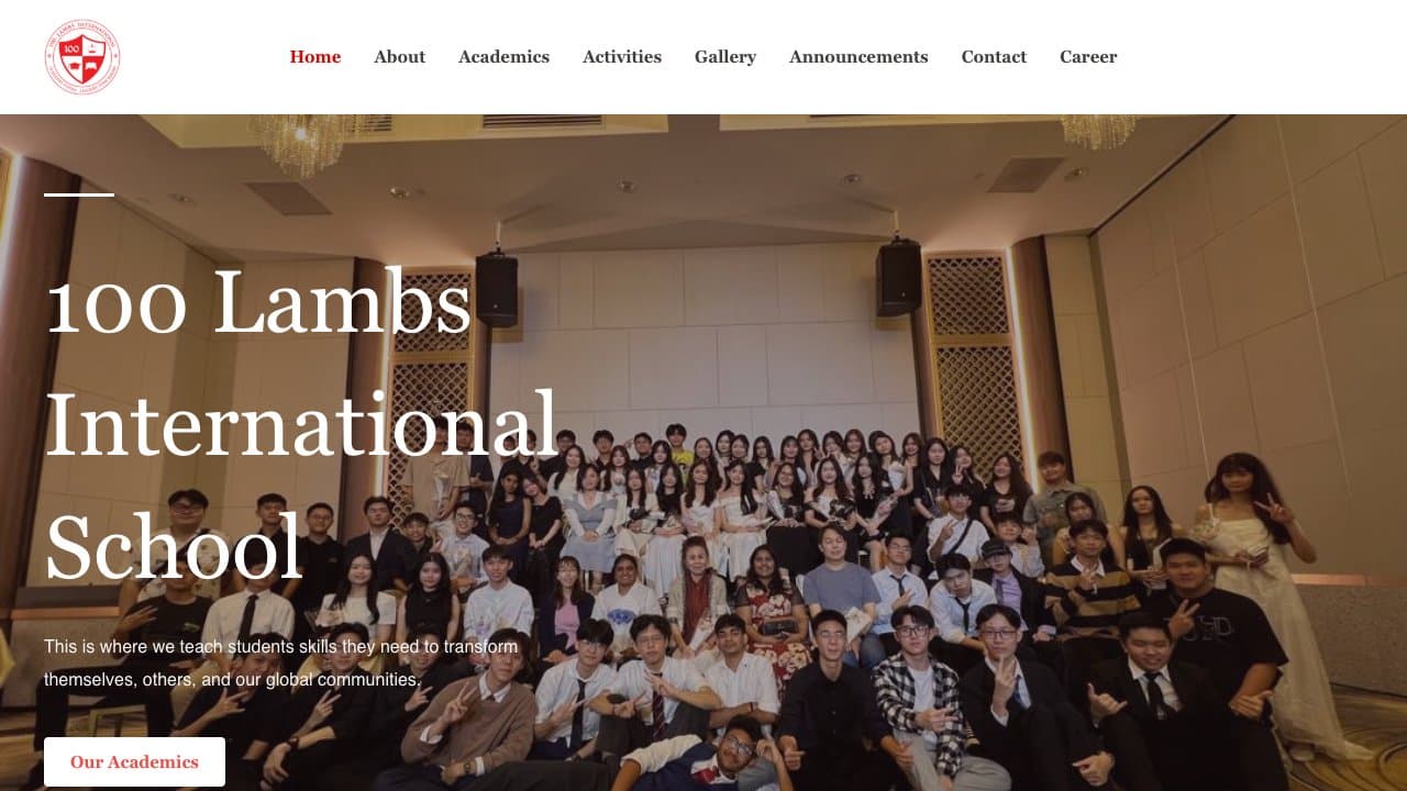 100 Lambs International School